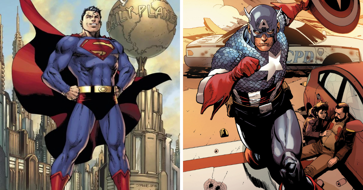 Superman vs. Captain America Which Hero is Stronger 00