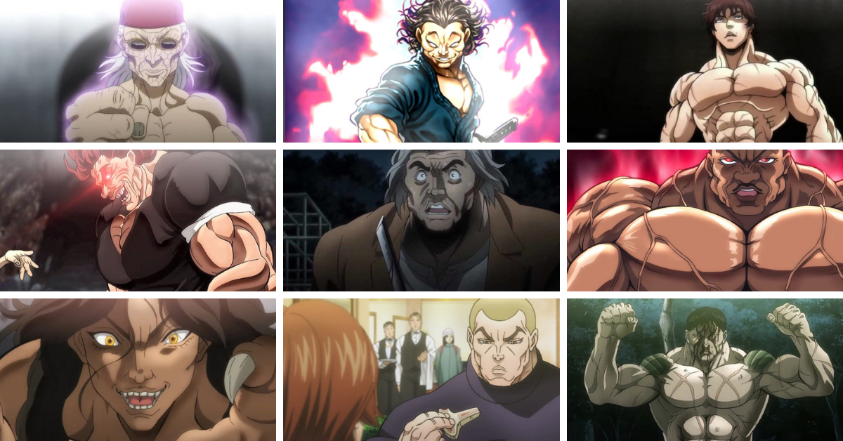 Top 5 characters from the anime 'Baki Hanma