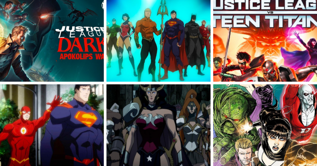 Justice League Animated Movies in Order