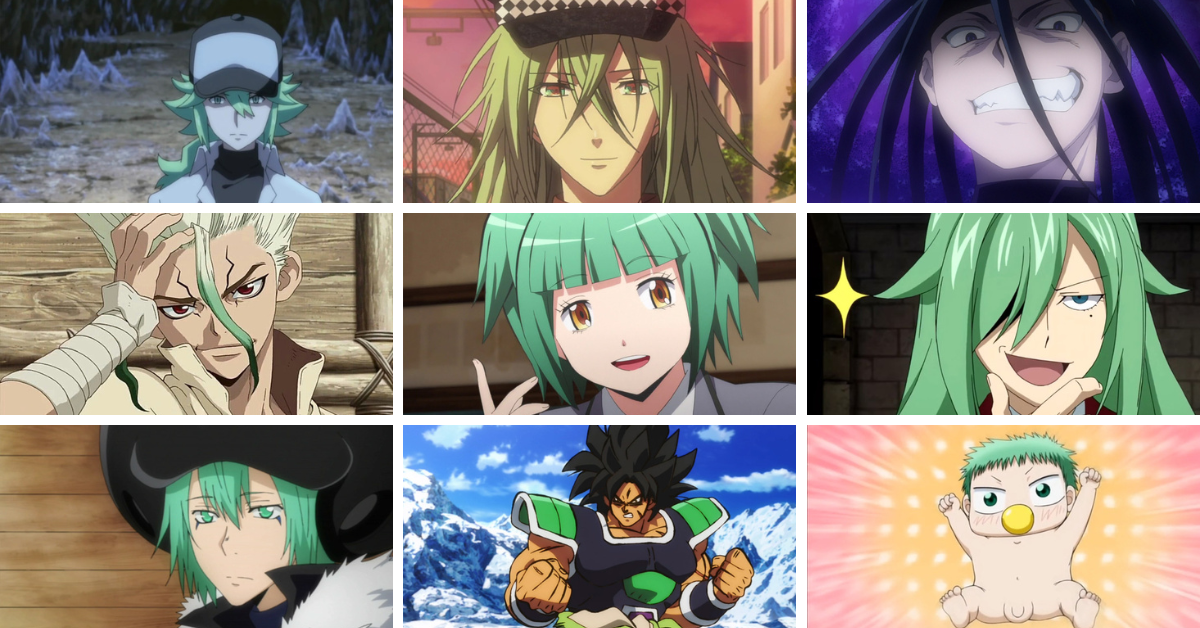 Los mejores personajes de anime con cabello verde
