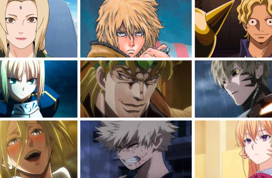 20 Best Anime Characters with Blonde and Yellow Hair