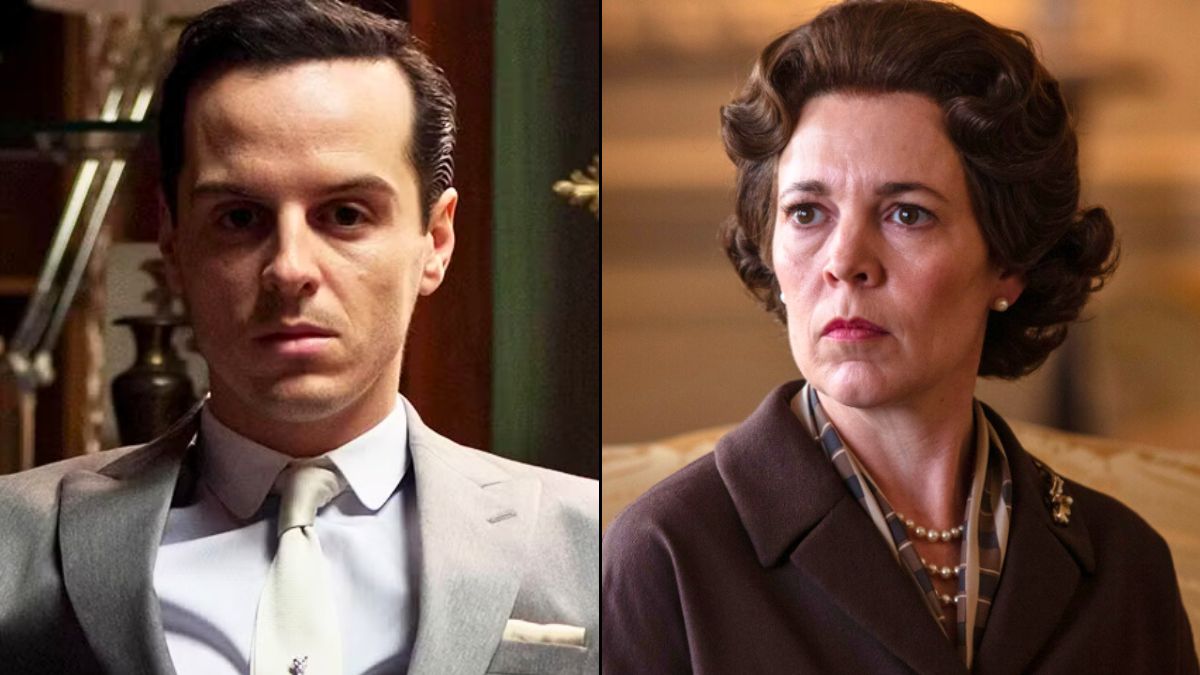 Andrew Scott and Olivia Colman